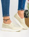 Pantofi Casual Piele Naturala Bej Maya 3