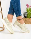 Pantofi Casual Piele Naturala Bej Maya 2