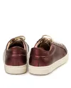 Pantofi Casual Piele Naturala Bordo VERO105 4