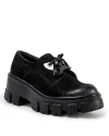 Pantofi Casual Piele Naturala Intoarsa Negri IN460 4