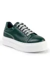 Pantofi Casual Piele Naturala Verde IN504 3