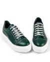 Pantofi Casual Piele Naturala Verde IN504 4