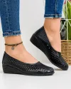 Pantofi Dama Negri Piele Naturala XH-3001 1