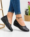 Pantofi Dama Negri Piele Naturala XH-3001 3