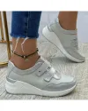 Pantofi Piele Naturala Alina - Argintii 1