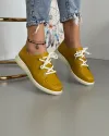 Pantofi Piele Naturala Anetta - Mustar 1