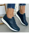 Pantofi Piele Naturala Ani - Bleumarin 1