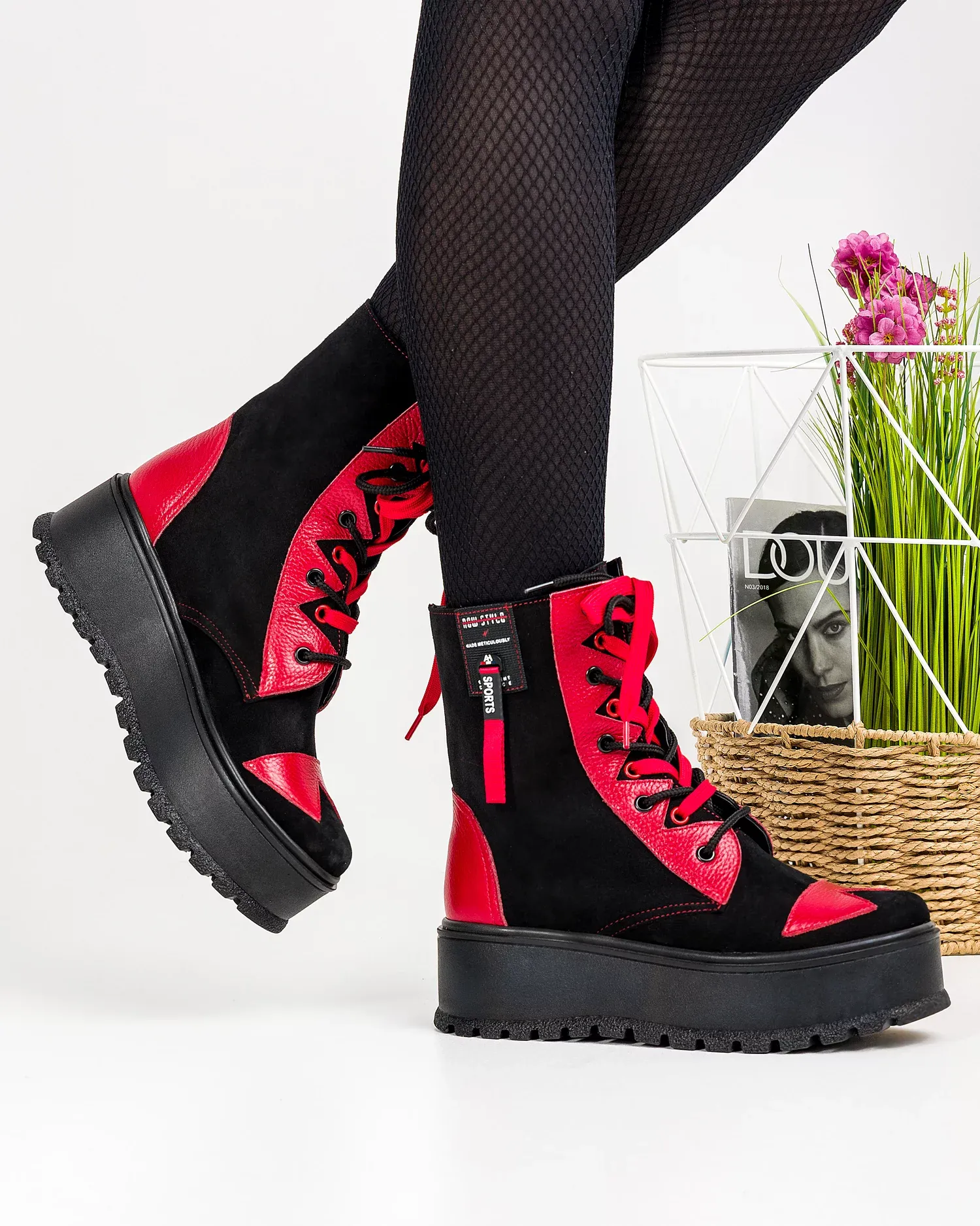 products/580/ghete-inalte-piele-naturala-negru-cu-rosu-pol104-39387.webp