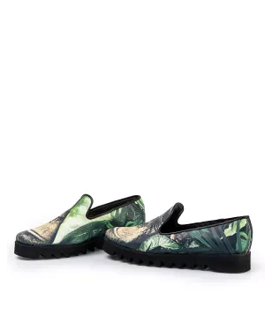 Pantofi Casual Barbati Piele Naturala Imprimeu Amazon POL149