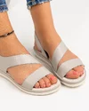 Sandale Dama Piele Naturala Gri T003517 2