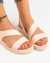 Sandale Dama Piele Naturala Roz Deschis T003517 4