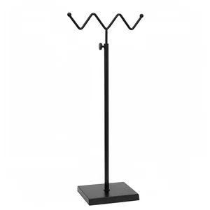 Suport telescopic negru pentru expunere genti