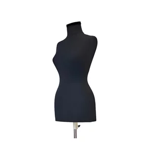 Bust croitorie dama negru – Doar bust + capac superior (Fara picior)