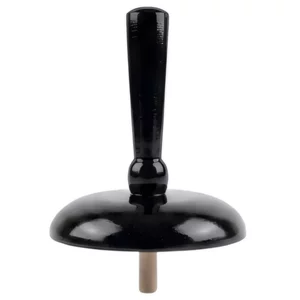 Capac decorativ superior negru lucios