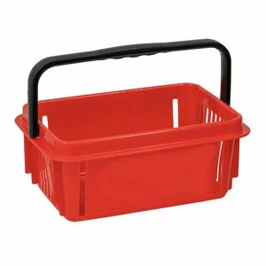 Cos de cumparaturi cu maner 7 litri, Rosu