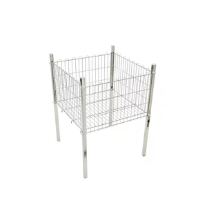 Cos metal promotie din grilaj, 60x40 cm