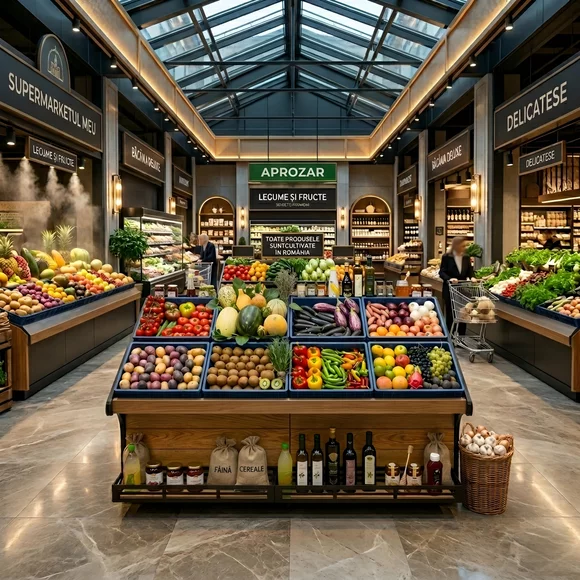 Insula Centrala Fructe și Legume „Gondola” (Pret per Metru Liniar) picture - 2