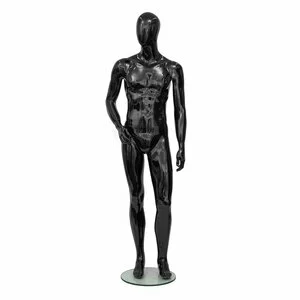 MANECHIN FIBRA NEGRU BARBAT 05
