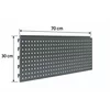 Panou spate metal perforat 70x30 cm, Gri antracit picture - 1