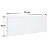 Panou spate metal 70x30 cm, Alb picture - 1