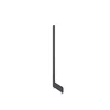 Picior metal tip L pentru raft metalic 165 cm antracit picture - 1