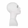 Cap machiat manechin barbat cu bust din plastic alb picture - 3