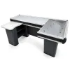 Masa pentru casa de marcat 180 cm dreapta, Gri Antracit, Rama din aluminium picture - 2