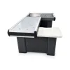 Masa pentru casa de marcat 180 cm dreapta, Gri Antracit, Rama din aluminium picture - 4