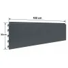 Panou spate metal 100X30 cm, Gri antracit picture - 1