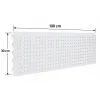 Panou spate metal perforat, 100x30 cm, Alb picture - 1