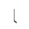 Picior metal tip L pentru raft metalic 135 cm antracit picture - 1