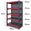 Raft de perete pentru produsele grele - Heavy Duty 195 cm picture - 2