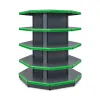 Raft metalic pentru imbrăcarea stâlpilor – H 195 cm, Antracit picture - 1