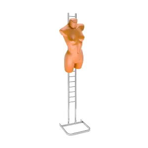 Bust dama culoarea pielii cu suport metalic cromat tip scarita