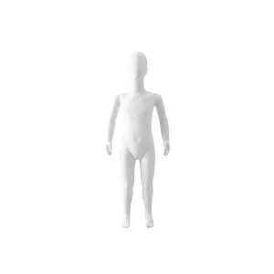 Manechin copil din plastic – Alb, inaltime 110 cm, model AF13