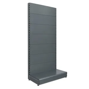 Modul de baza pentru raft metalic cu panou plin - Antracit