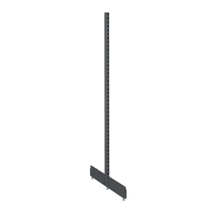 Picior metal tip T pentru raft metalic gondola 195 cm Antracit