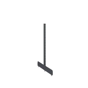 Picior metal tip T pentru raft metalic gondola 135 cm antracit
