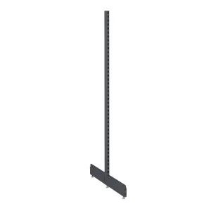 Picior metal tip T pentru raft metalic gondola 165 cm Antracit