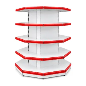 Raft metalic pentru imbrăcarea stâlpilor – H 225 cm, Alb