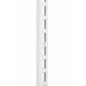 Sina de perete 240 cm pentru panouri perforate, alb
