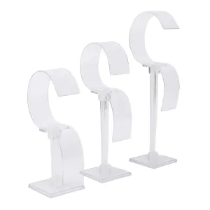 Suport plexiglas pentru curele - Set 3 inaltimi diferite