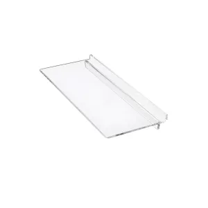 Suport plexiglas pentru Incaltaminte cu prindere slatwall