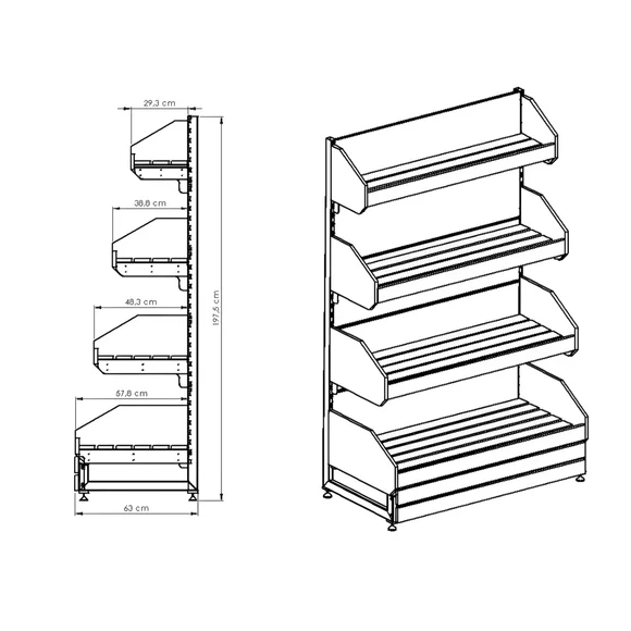 Raft de brutărie premium – Modul de 2 metri picture - 3