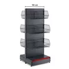 Raft metalic de mijloc cu 6 coșuri – 50 cm, Antracit picture - 1