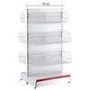 Raft metalic de mijloc cu 6 coșuri – 70 cm picture - 1