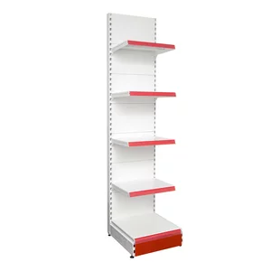 Raft metalic de perete Alb 225×50 cm
