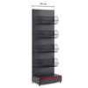 Raft metalic de perete cu 4 coșuri – 50 cm, Antracit picture - 1
