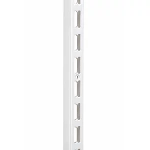 Sina de perete 240 cm pentru panouri perforate, alb