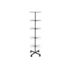 Stand accesorii metalic negru, 5 nivele de expunere picture - 1